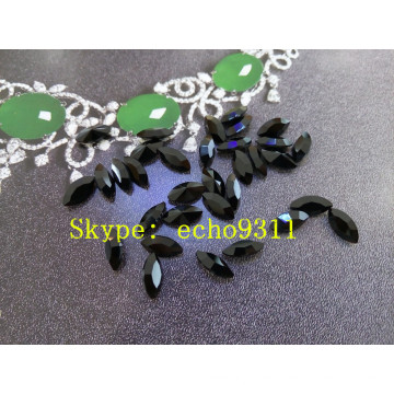 Black Color Loose Rhhinestones Crystal Stones Point Back Crystal